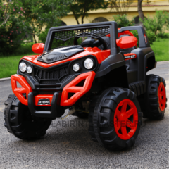 Детский электромобиль "Buggy - MalinaBay 6500",огненно - красный