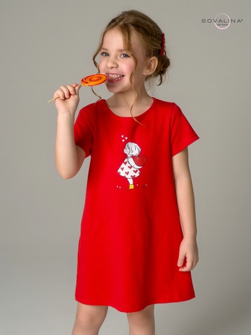 Платье Home красный Girl