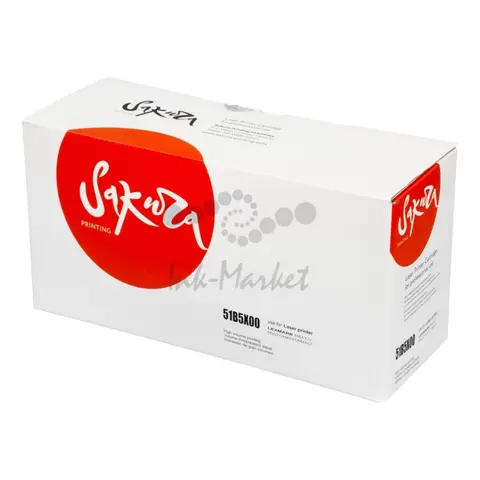 Картридж Sakura 51B5X00 для Lexmark, черный, 20000 к.