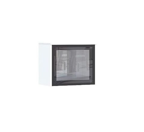 Норд Антресоль-стекло к терминалу (300) (Белый глянец/Белый)