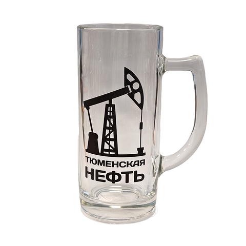 Урал Сувенир - Тюмень кружка пивная №0003 Нефть