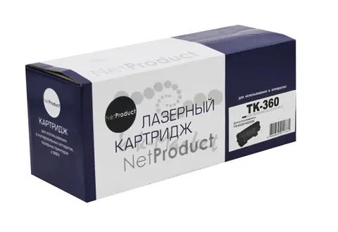 Тонер-картридж NetProduct (N-TK-360) для Kyocera FS-4020, 20K