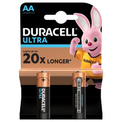Батарейки DURACELL ULTRA AA/LR6 бл/2шт