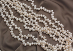 Жемчуг натуральный 4,5х6,5мм