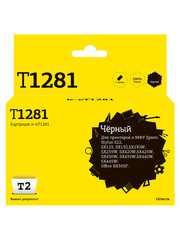 IC-ET1281 Картридж T2 для Epson Stylus S22/SX125/SX130/SX230/SX420W/Office BX305F, черный, с чипом