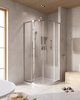Cezares RELAX-304-R-2-90-C-GM RELAX-304-R-2-90-C-GM Душевой уголок, отделка Оружейная сталь