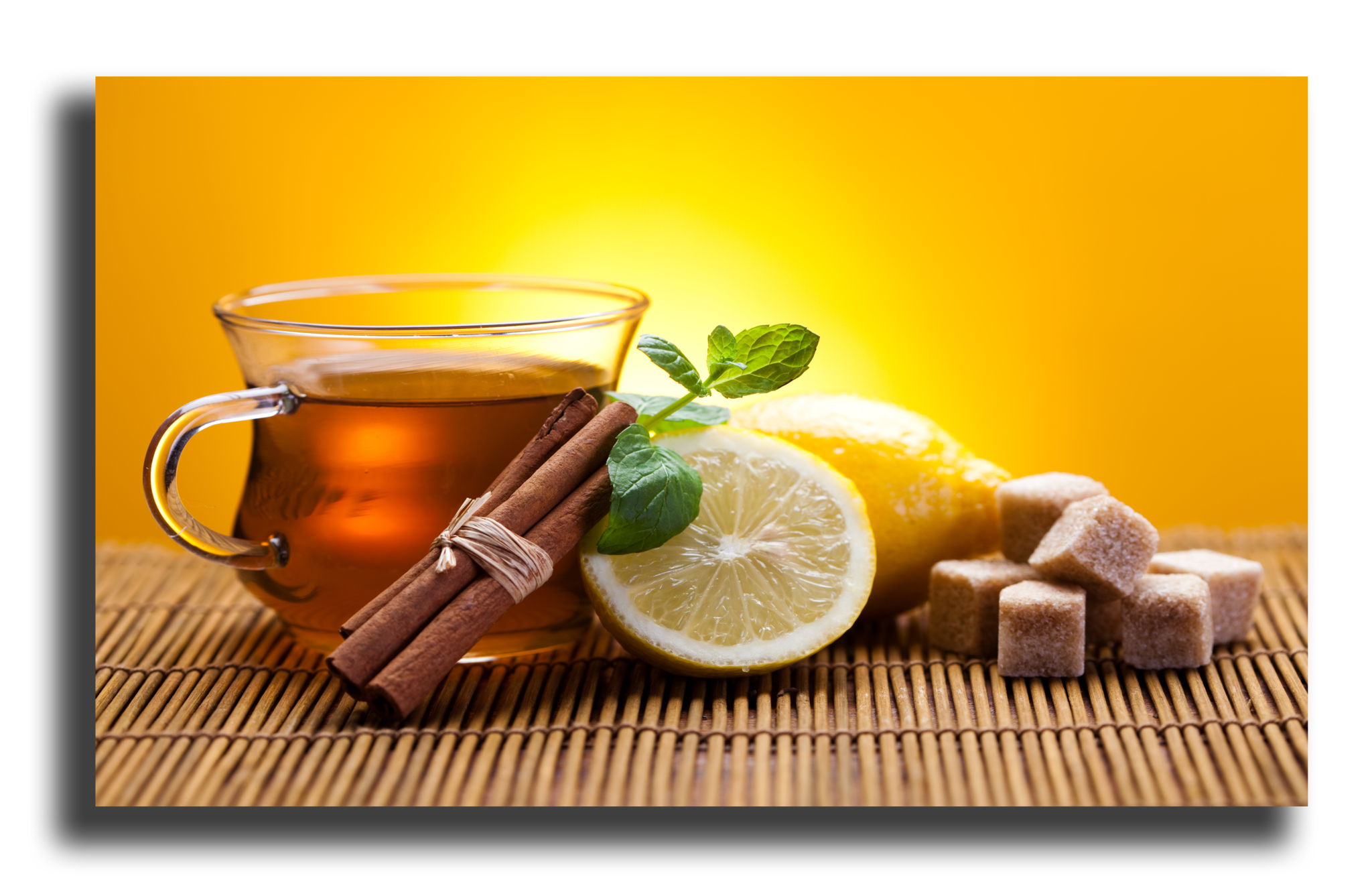 Чай с лимоном кафе