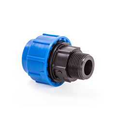 Муфта компрессионная для ПНД труб Lammin, наружная резьба, 20 x 1/2"