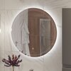 Cezares CZR-SPC-ECO-1000-LED-TCH Зеркало с лазерной гравировкой, контурной подсветкой и сенсорным выключателем 140x70x3