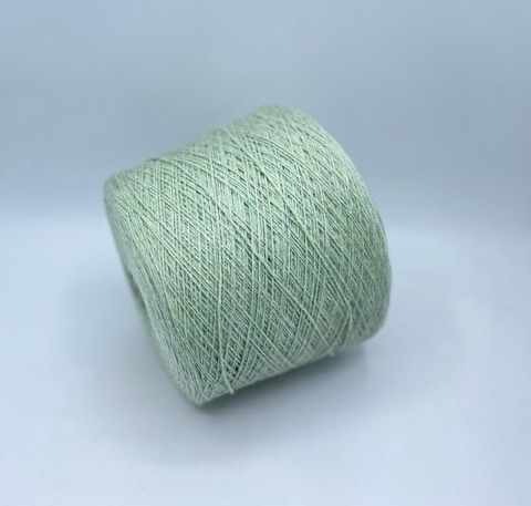 FILCOM (пр.Италия), art.Gioia, 3/15 500м/100 гр. 30% Меринос, 40%Кашемир 30%Шелк , цвет-Светло-зеленый меланж(386) арт-33285