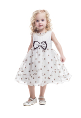 Платье для девочки с бантом