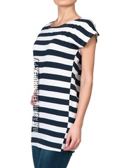 Одежда в морском стиле - Магазин тельняшек.ру 8-800-700-93-18Тельняшка-туника с широкой полосой в Магазине тельняшек