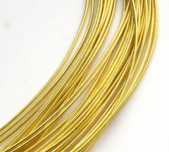 Канитель жесткая Желтый 1 мм (№7478)