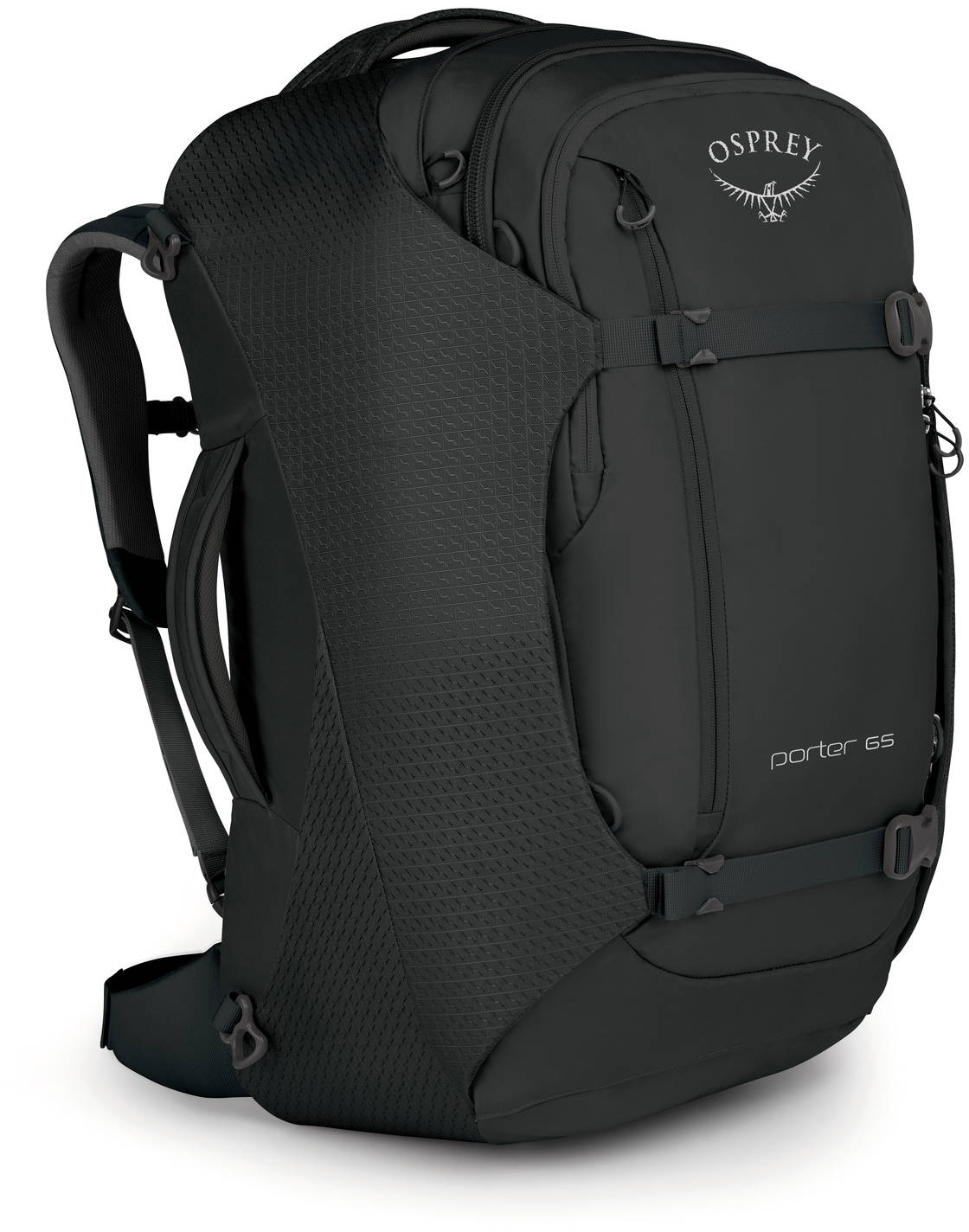 Сумки-рюкзаки Сумка-рюкзак Osprey Porter 65 Black Porter_65_F17_Side_Black_web.jpg