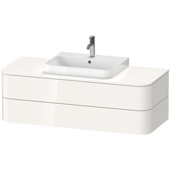 Duravit Happy D.2 Plus Тумба подвесная  408x1300x550мм 2  ящика, цвет: белый глянцевый HP496202222 фото