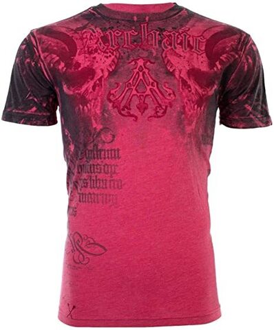 Футболка Nightwatcher Red Heather Archaic от Affliction