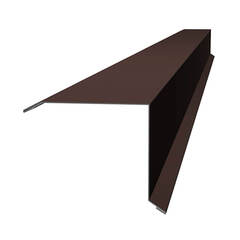 Ветровая (торцевая) планка для металлочерепицы