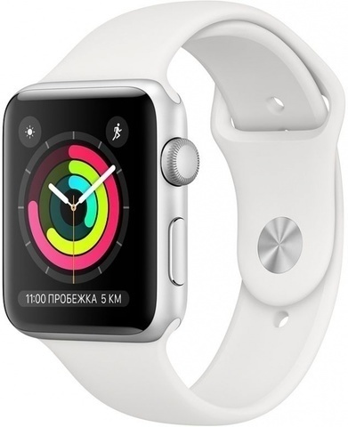 Apple Watch Series 3 Aluminium 38 мм, «белый»