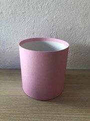 Цилиндр одиночный, 12х12 см, Розовый, 1 шт. (без крышки)
