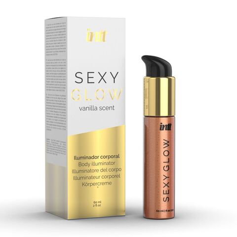 Лосьон-крем для тела с блестками Sexy Glow - 60 мл. - INTT SX0001