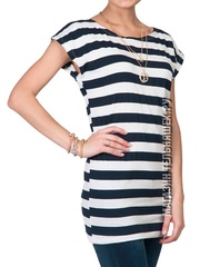 Одежда для курорта - магазин тельняшек.ру 8-800-700-93-18Тельняшка-туника с широкой полосой в Магазине тельняшек