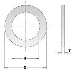 Кольцо переходное 30-16x1,4мм для пилы 299.223.00