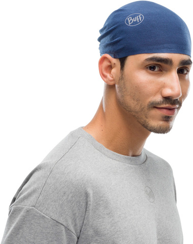 Картинка бандана-труба Buff Thermonet Solid Ensign Blue - 3