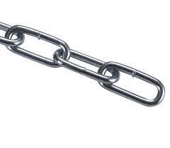 Цепь сварная длиннозвенная оцинкованная D2 6мм