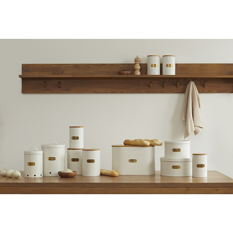 Банка для хранения чая 1.3л Smart Solutions Irmel молочная