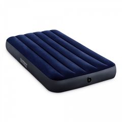 Матрас надувной INTEX Classic Downy Airbed синий размер 191 х 99 х 25 см 64757