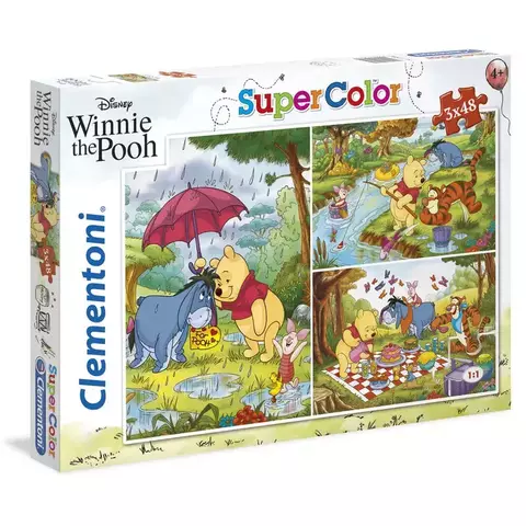 Puzzle PZL 3X48 WINNIE THE POOH 2018  95030069