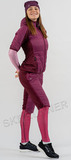 Утепленные шорты Noname Ski Shorts 24 Wos Wine Red/Dk Rasberry женские