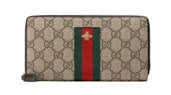Кошелек на молнии Gucci GG из холщовой ткани Supreme
