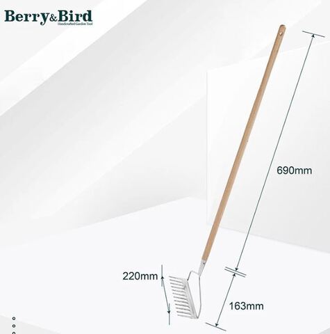 Грабли для земли с длинной ручкой женская серия Berry&Bird
