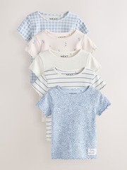 Футболка для девочки Next AG8-672, 5 шт., Голубой