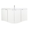 Cezares 55176 RIALTO Шкаф подвесной с одной распашной дверцей, левосторонний 55176 Bianco opaco, 34x41x65