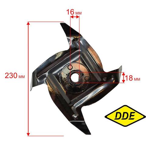 Нож для культиватора DDE V 300 II - 2s 
