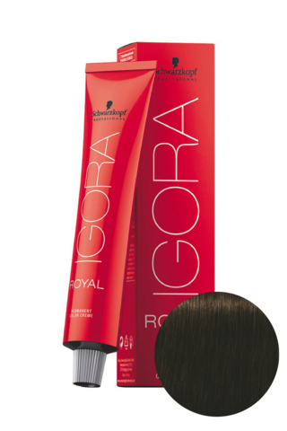 Краситель для волос Igora Royal 4-68 Средний коричневый шоколадный красный Schwarzkopf Professional, 60 мл