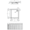 Душевой поддон 90х80 см Ideal Standard Connect Air E098901