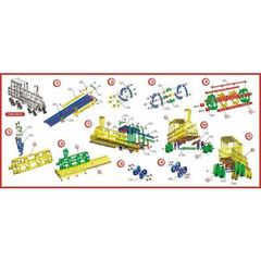 Конструктор металлический"Железная дорога"