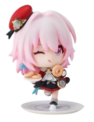 Фигурка Q-version Honkai: Star Rail Train welcome tea party March 7th