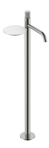 Boheme 120-NB.3 Смеситель STICK напольный для умыв. Nikel Brush с ручкой LINEA