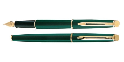 Ручка перьевая Waterman Hemisphere Lacquer Green GT, F (S0039700)