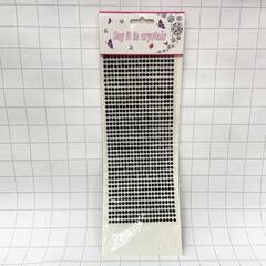 Стразы клеевые, Черный, 4 мм, 880 шт.