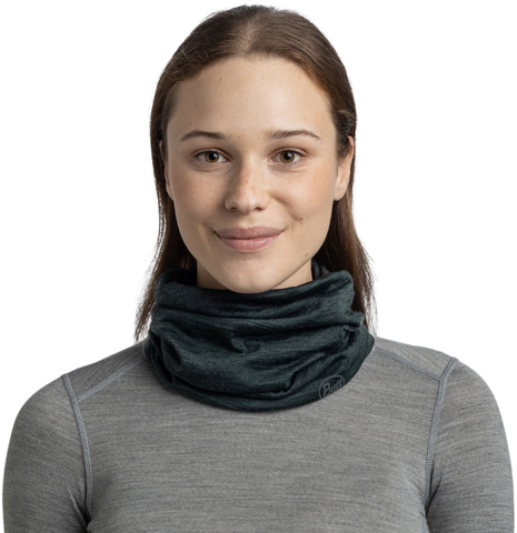 Картинка шарф-труба Buff Merino Lightweight Multistripes Forest - 2