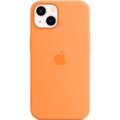 Силиконовый чехол с поддержкой MagSafe Apple Silicone Case для iPhone 13, Marigold (Весенняя мимоза)