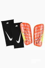 Футбольные щитки Nike Mercurial FlyLite SuperLock - оранжевый