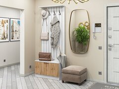 Прихожая Стиль-01 Wotan Oak 2S Белый
