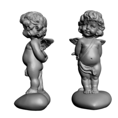 Силиконовый молд № 1093 Купидон малый