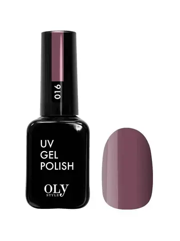OLYSTYLE Гель-лак для ногтей тон 016 бордово-коричневый